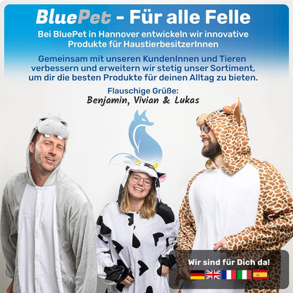 Bluepet Pfotenreiniger Für Hunde Zum Entfernen Von Dreck & Schmutz Von Hundepfoten I Inkl. Mikrofaser-Handtuch I Pfotenblitz Größe L