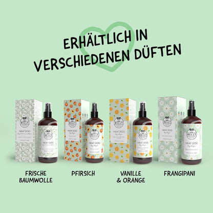 Belly® Deodorant Für Hunde - 250Ml - Frisches Baumwollaroma - Neutralisiert Unangenehme Gerüche - Ph Neutral - Hundeparfüm - Hunde Parfüm, Fellpflegespray, Welpenparfum