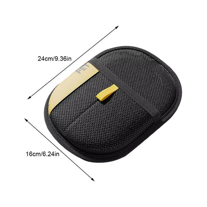 Pet Hair Remover Gloves Electrostatic for Cats Dogs, Reusable Washable Grooming Glove with 2-In-1 Lint Roller Brush